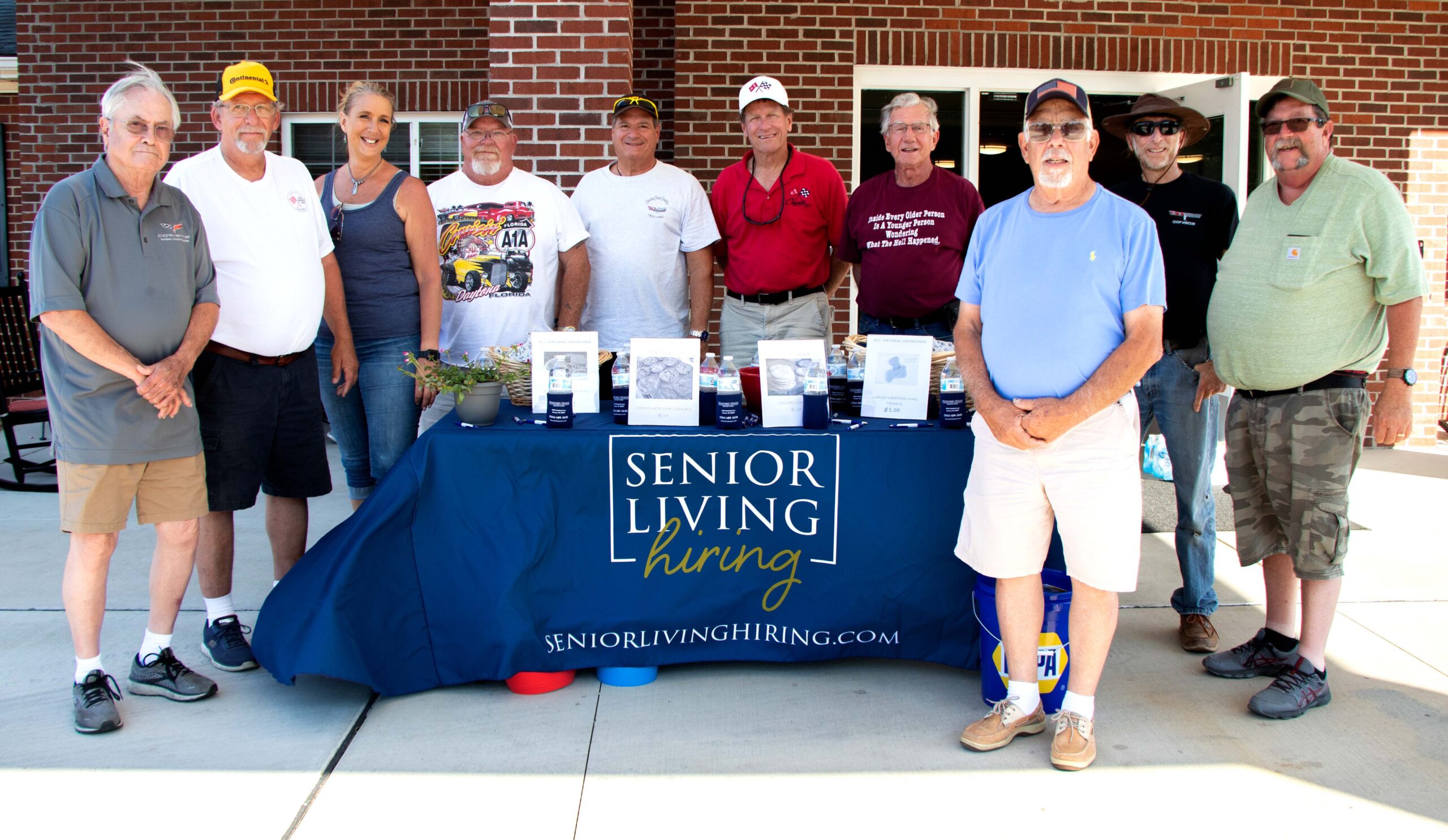 The members of the Carolina Classic Corvettes club are dedicated to serving their community and having a good time doing it, which is why they were proud to bring their prized vehicles out for a fun Friday afternoon at Wexford House Assisted Living. Photo provided by Wexford House Assisted Living