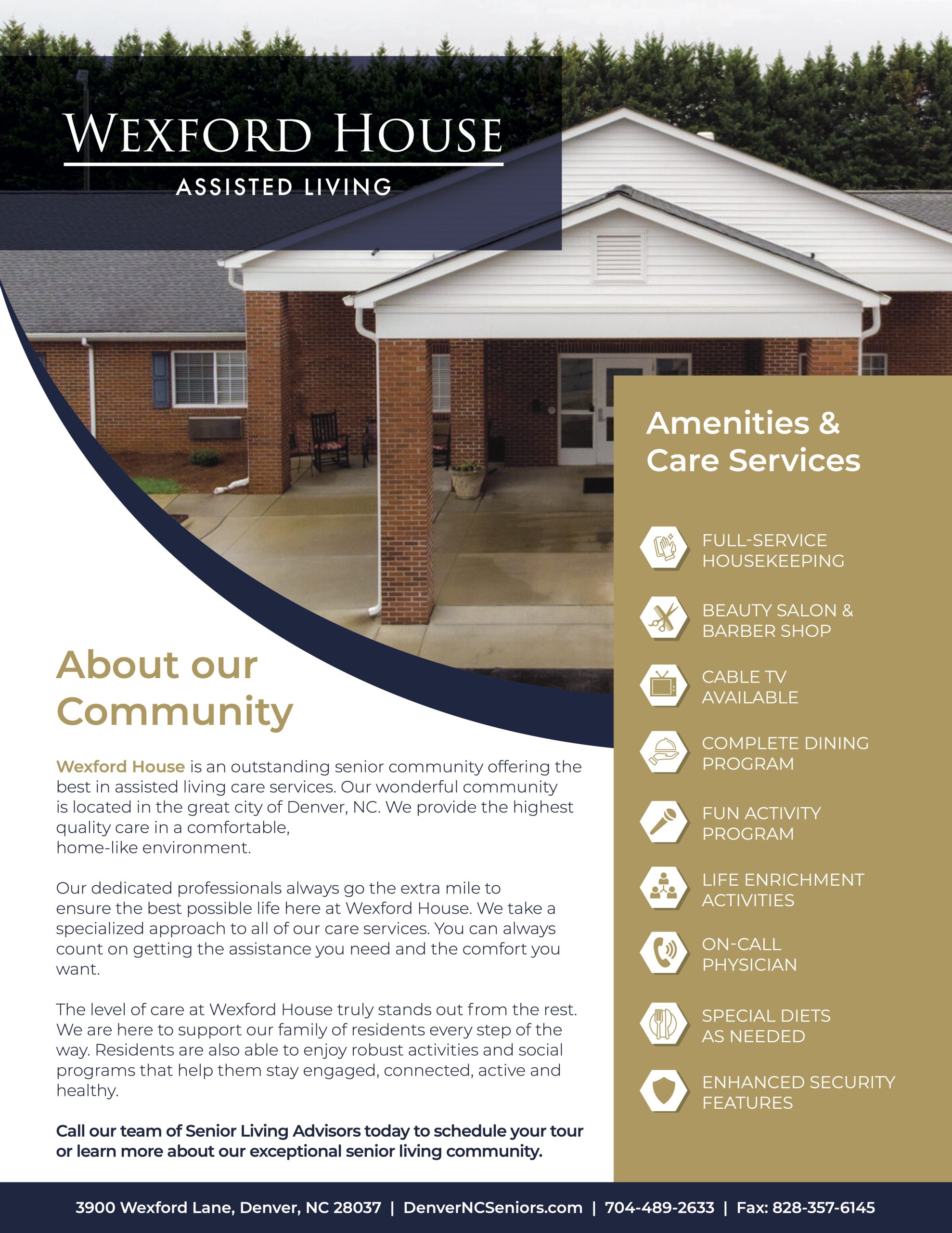 Wexford House - About our Services